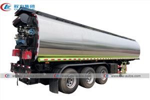 3 Alxe 40000liters Stainless Steel Bitumen Tanker Semi Trailer