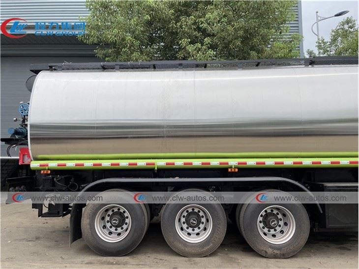 3 Alxe 40000liters Stainless Steel Bitumen Tanker Semi Trailer