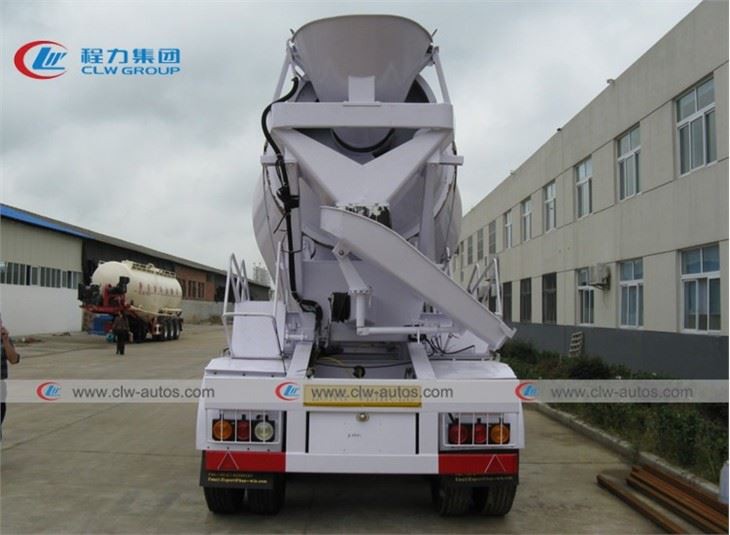 3 Axle 14CBM Cement Mixer Drum Semitrailer