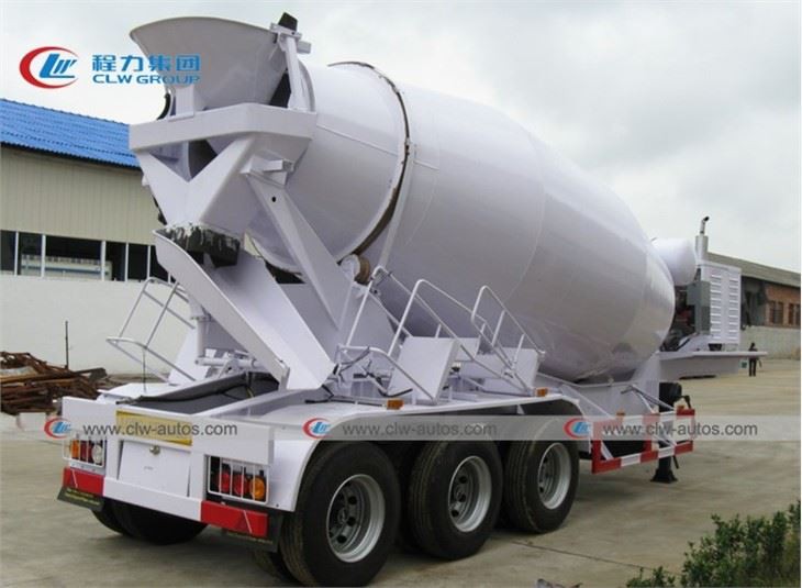 3 Axle 14CBM Cement Mixer Drum Semitrailer