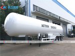 3-axle 25Tons 50000liters LPG Tanker Trailer