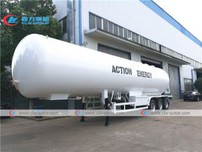 3-axle 25Tons 50000liters LPG Tanker Trailer