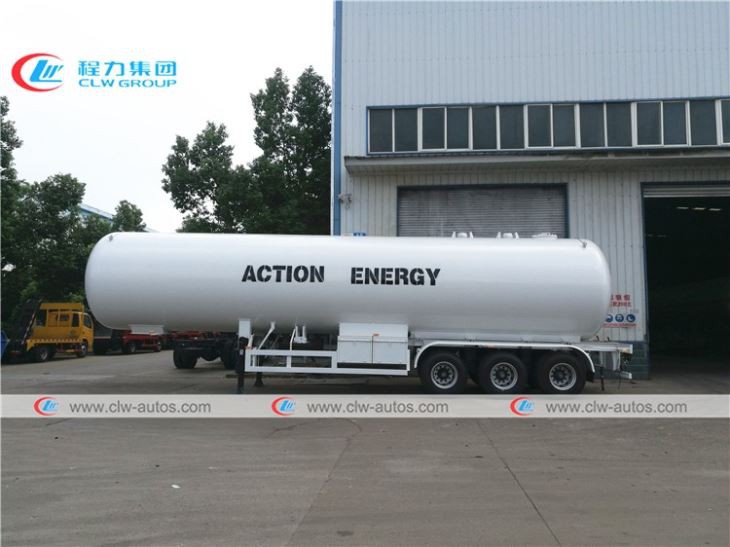 3-axle 25Tons 50000liters LPG Tanker Trailer