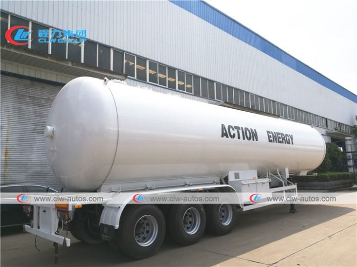 3-axle 25Tons 50000liters LPG Tanker Trailer