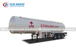 3 Axle 30tons LPG Tank Trailer With Pumping And Flow Meter