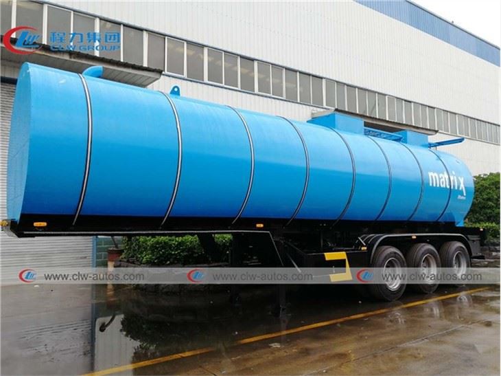 3 Axle 35000Liters Asphalt Bitumen Tanker Semi Trailer