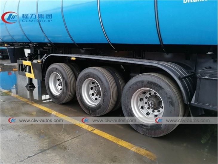 3 Axle 35000Liters Asphalt Bitumen Tanker Semi Trailer