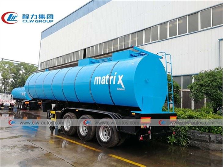 3 Axle 35000Liters Asphalt Bitumen Tanker Semi Trailer