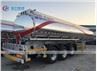 3 Axle 36M3 Aluminum Alloy Fuel Tank Trailer