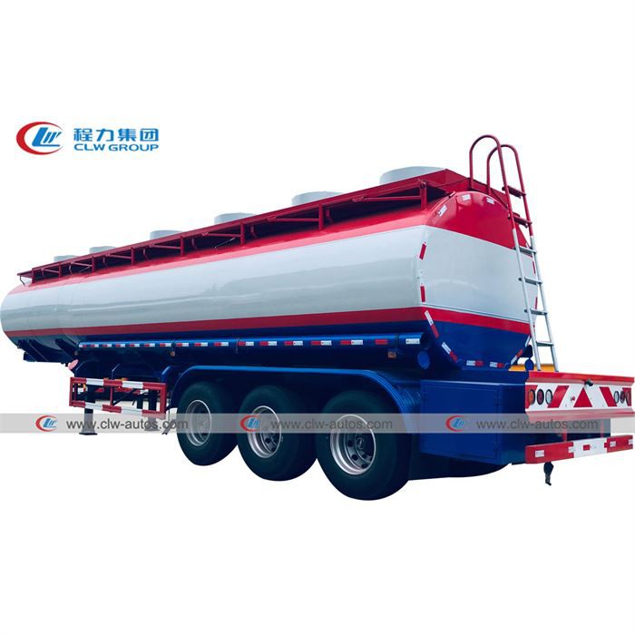 3-Axle 48cbm Fuel Tank Semi Trailer