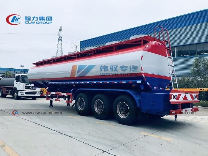 3-Axle 48cbm Fuel Tank Semi Trailer