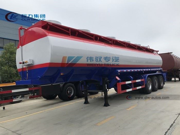 3-Axle 48cbm Fuel Tank Semi Trailer
