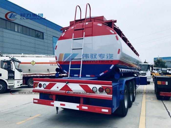 3-Axle 48cbm Fuel Tank Semi Trailer
