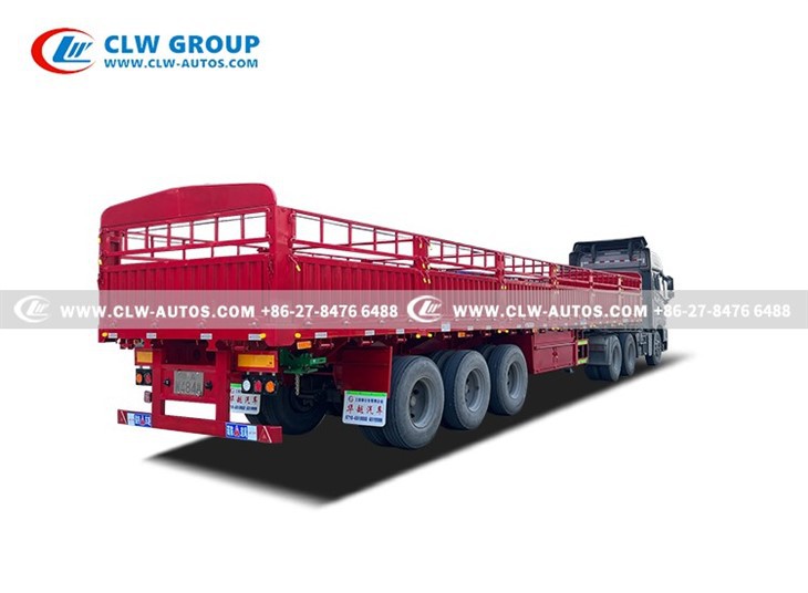 3 Axle 50 Tons Dropside Semi Trailer