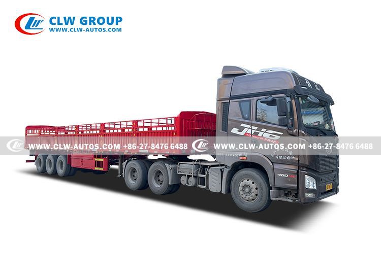 3 Axle 50 Tons Dropside Semi Trailer