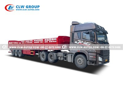 3 Axle 50 Tons Dropside Semi Trailer