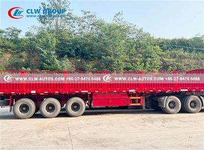 3 Axle 50 Tons Dropside Semi Trailer