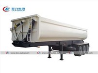 3 Axle 50Tons U-Shape Side Tipper Dump Trailer