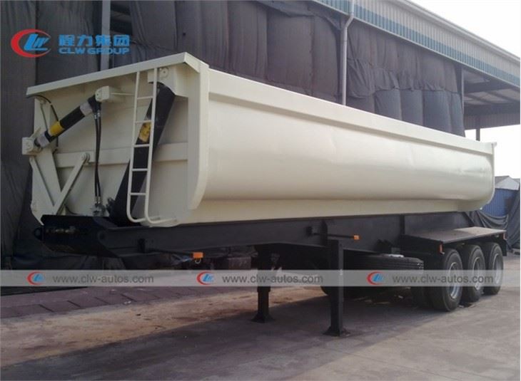 3 Axle 50Tons U-Shape Side Tipper Dump Trailer