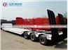 3 Axle 60 Tons Low Bed Loader Lowboy Semi Trailer