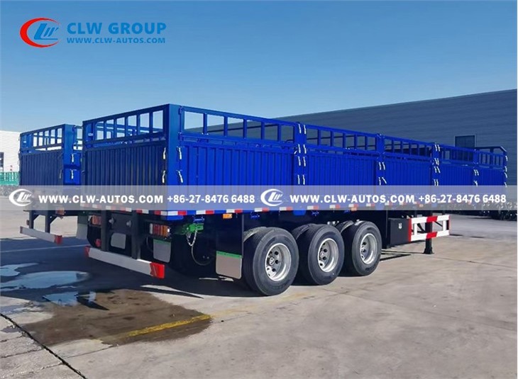 3 Axle 60Tons Storehouse Warehouse Fence Cargo Trailer