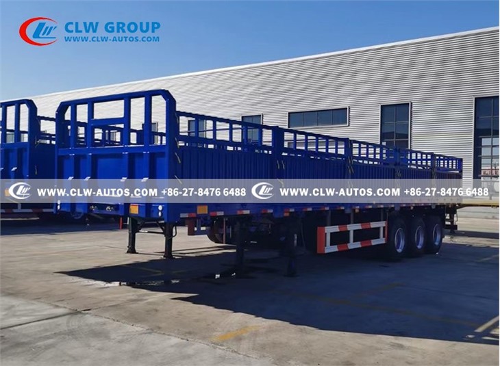 3 Axle 60Tons Storehouse Warehouse Fence Cargo Trailer