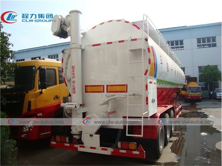 3 Axle 63000Liters Bulk Feed Transportation Truck Semi-trailer For Feed Mill