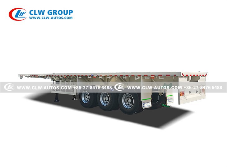 3 Axle Flatbed Semi Trailer