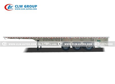 3 Axle Flatbed Semi Trailer (9)
