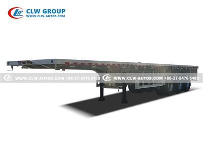 3 Axle Flatbed Semi Trailer (8)