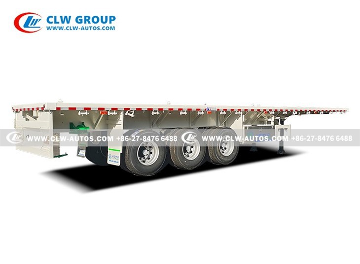 3 Axle Flatbed Semi Trailer