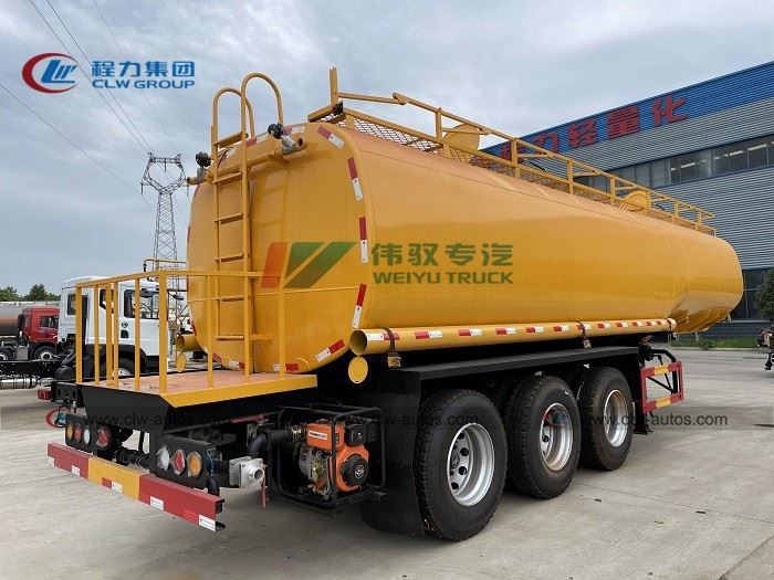 3-Axles Water Transport Semi-Trailer
