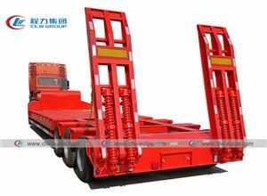 3 Lines 6 Axles 100T Lowbed Semi Trailer