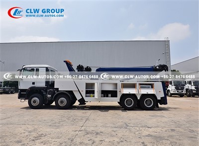 Sinotruk HOWO 8x4 20t 30t rotator wrecker rotary crane recovery tow truck