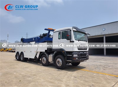 HOWO Heavy Duty Tow Truck 30 Tons 8x4 Rotating Crane Tow Truck 30 Tons Towing and Lifting Joint Wrecker Trucks