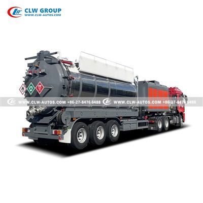 316 Stainless Steel 25cbm Vacuum Trailer best