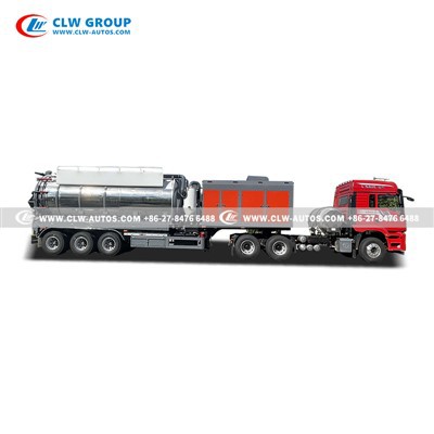316 Stainless Steel 25cbm Vacuum Trailer