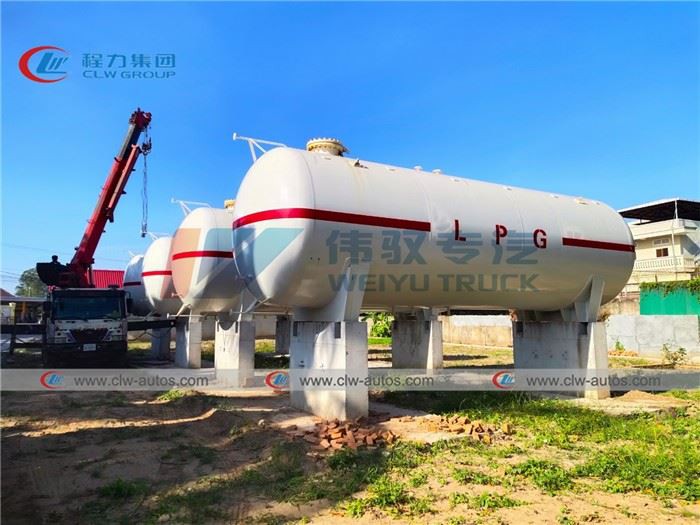 25tons Cooking Gas Tank LPG Storage Tank For Cambodia
