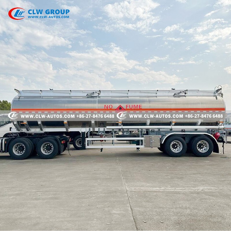 38000L Aluminum Fuel Tanker Trailer