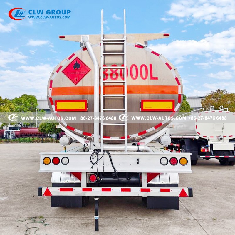 38000L Aluminum Fuel Tanker Trailer