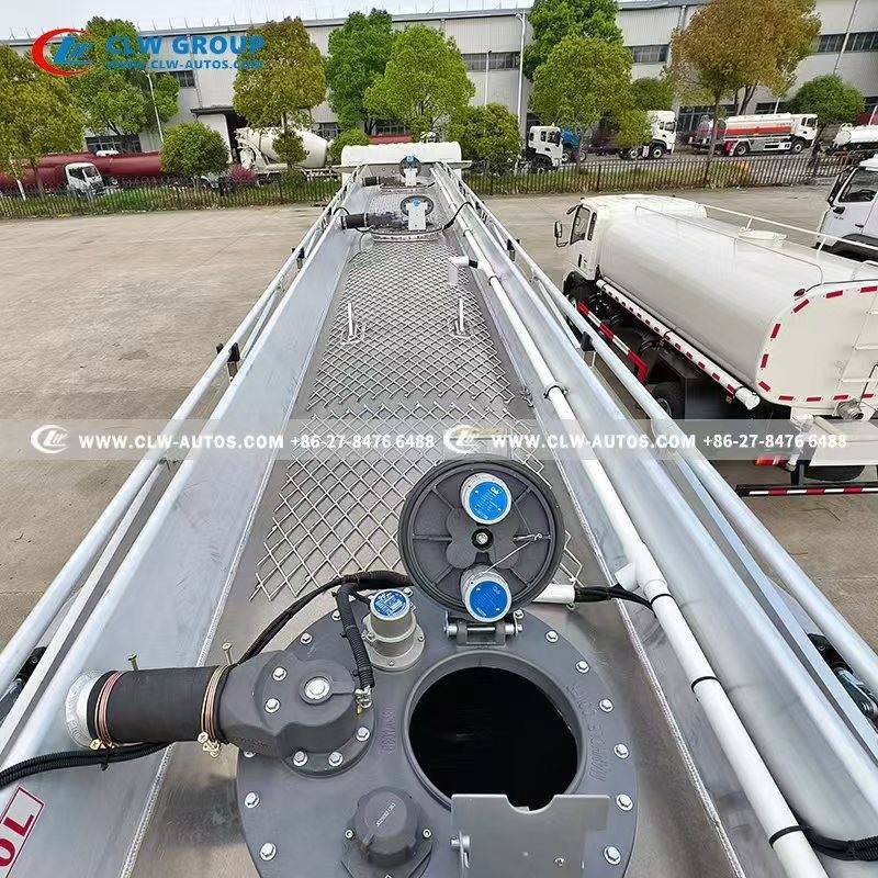 38000L Aluminum Fuel Tanker Trailer