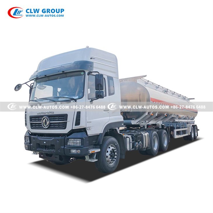 38000L Aluminum Fuel Tanker Trailer