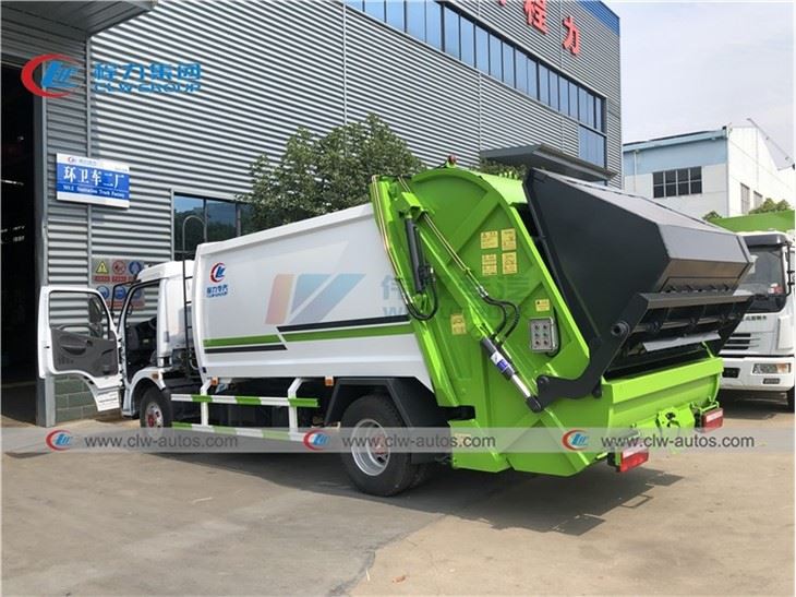 Dongfeng 8m3 Rear Loader Garbage Truck