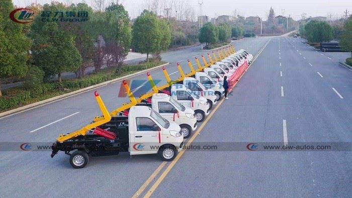 3cbm Hook Lift Garbage Truck