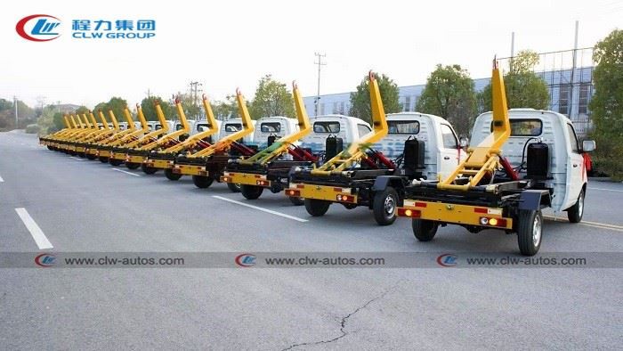 3cbm Hook Lift Garbage Truck