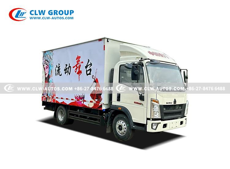 HOWO Campaigns Mobile LED Stage Truck