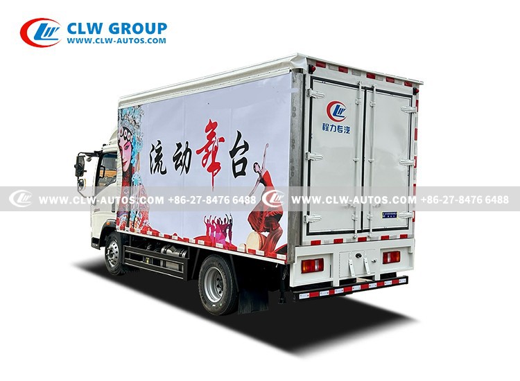HOWO Campaigns Mobile LED Stage Truck