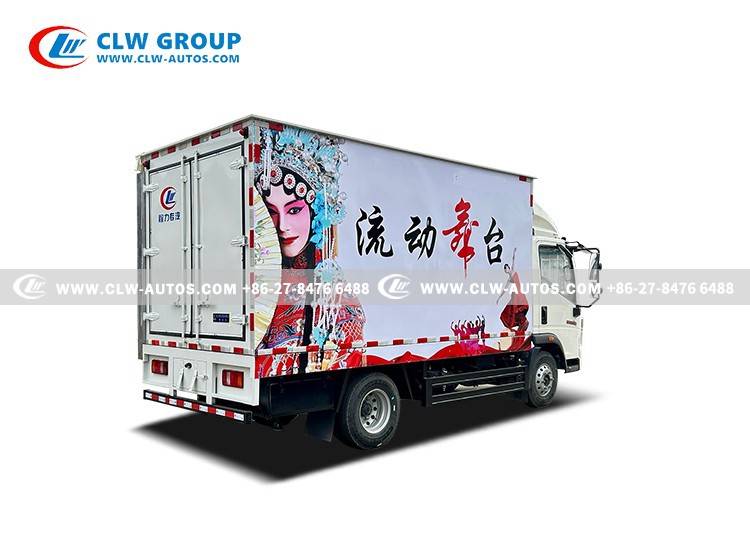HOWO Campaigns Mobile LED Stage Truck