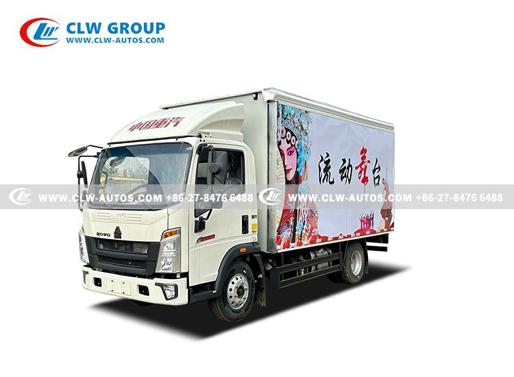 HOWO Campaigns Mobile LED Stage Truck