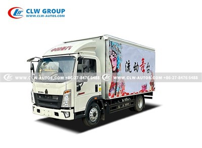 4.2m HOWO Mobile LED Stage Truck